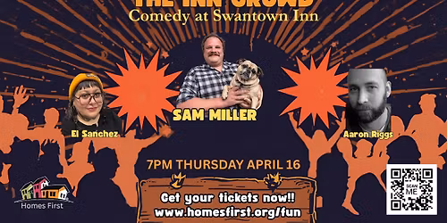 The Inn Crowd Comedy at Swantown Inn Benefitting Homes First