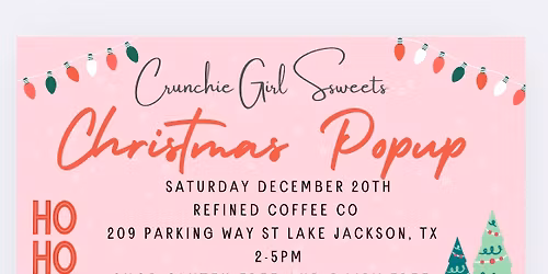Crunchie Girl Sweets Christmas Popup