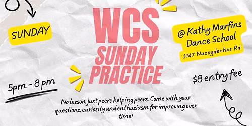 Sunday Open Practice!