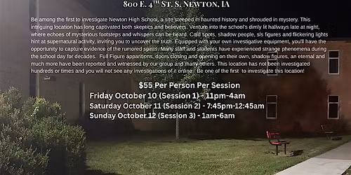 Paranormal Investigation - Sunday October 12 (Session 3)