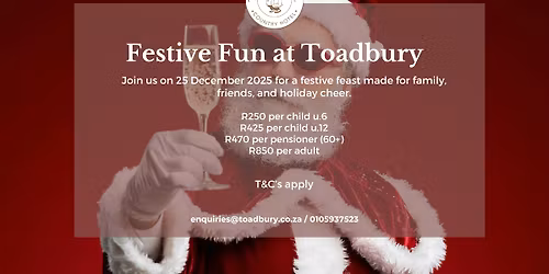 Christmas Lunch at Toadbury