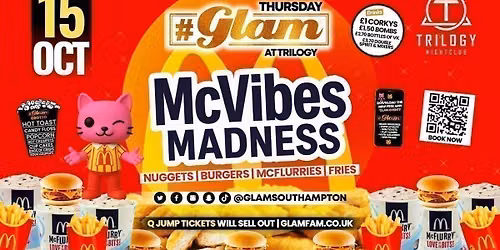 😻 Glam Thursdays | 😋 MACCIES TAKEOVER! 😋 Southampton's Best Student Night! 😻 £1 Shots All Night! 🥃