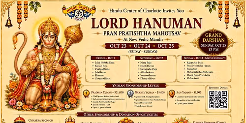 LORD HANUMAN PRAN PRATISHTHA MAHOTSAV