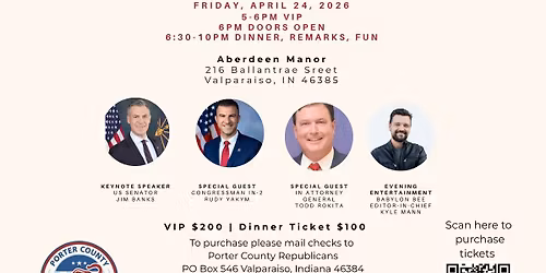 Porter Co GOP Lincoln Day Dinner