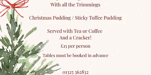 Christmas at Cafe Refresh Menu