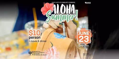 Paint a Pot: Aloha Summer!