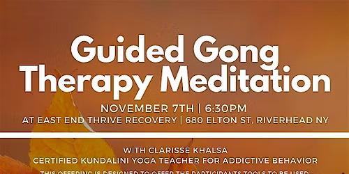 Guided Gong Therapy Meditation