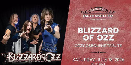 Blizzard of Oz (Ozzy Osbourne Tribute) at the Charlestown Rathskeller 2026