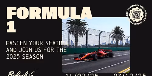 F1 2025 at Belushi's!