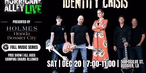 Hurricane Alley LIVE Presents: Identity Crisis 