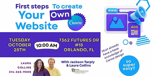 First Steps To Create Your Own Website Using Canva