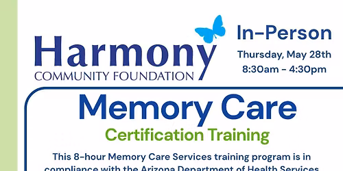 Memory Care Certification Training