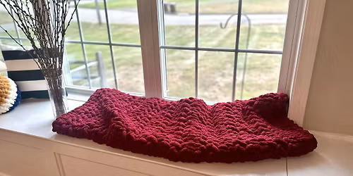 Chunky Hand Knit Blanket Workshop With Wistfully Woven