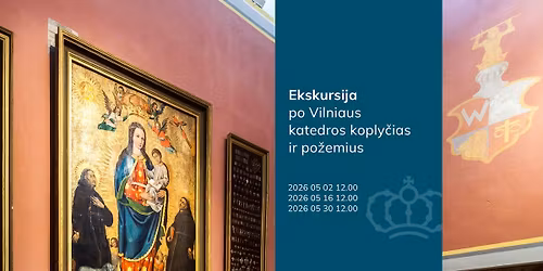Ekskursija po Vilniaus katedros koply\u010dias ir po\u017eemius