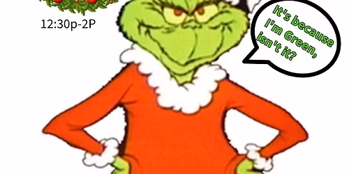 $12 PIZZA & POP WITH THE GRINCH