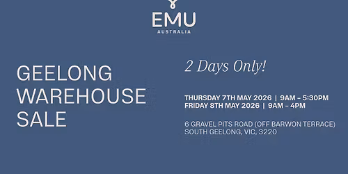 EMU Australia Geelong Warehouse Sale