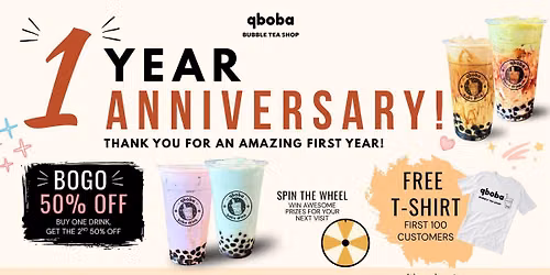 qboba's Turning One!