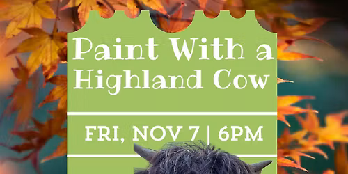 Paint with A Highland Cow!