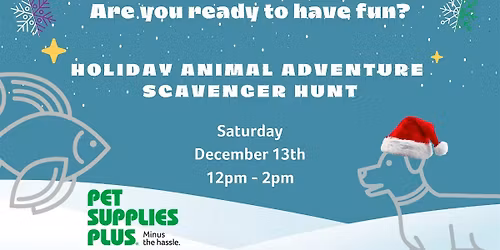 Holiday Animal Adventure Scavenger Hunt