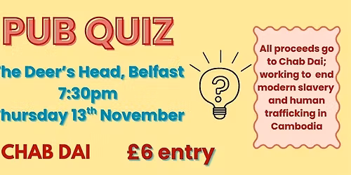 Pub Quiz for Chab Dai