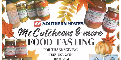 McCutcheon\u2019s and More Food Tasting