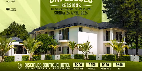 Rustenburg Unplugged Sessions - Garden Experience (Shades of Green)