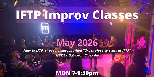 IFTP May Wednesday  classes starting 5\/6 @ 7pm - Candi, Boston