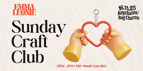 Sunday Craft Club: Keychains\/ Bag Charms