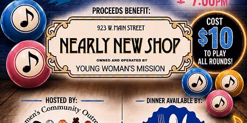 \ud83c\udfbcMusic Bingo Benefitting Young Woman\u2019s Mission \ud83c\udfb6\ud83c\udfa4
