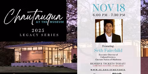 Chautauqua at the Museum- SOLD OUT