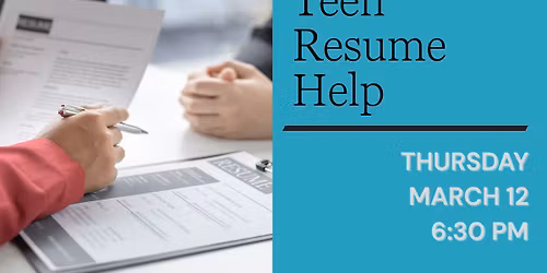 Teen Resume Help