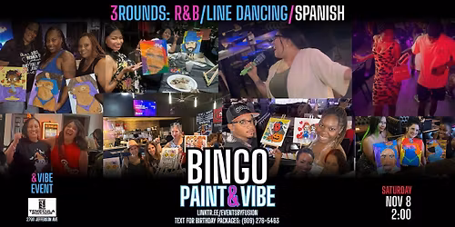 R&B Bingo Paint & Vibe Brunch