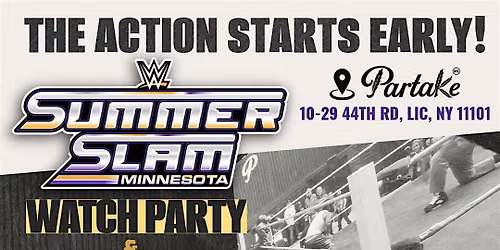 WWE Summer Slam Watch Party @ Elevated NYC