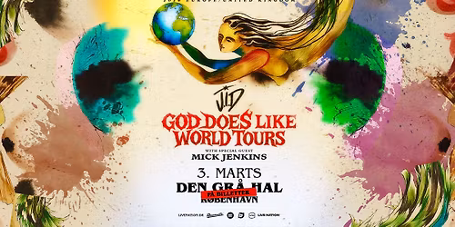 J.I.D - God Does Like World Tours \/\/ Den Gr\u00e5 Hal \/\/ 3. marts 2026 \/\/ F\u00e5 billetter