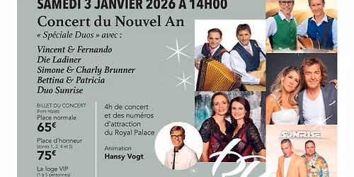 Neujahrskonzert im Royal Palace in F-67330 Kirrwiller