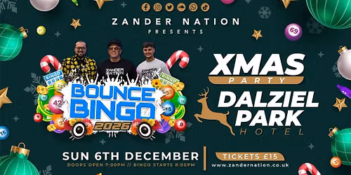 Bounce Bingo CHRISTMAS PARTY (Dalziel Park Hotel)