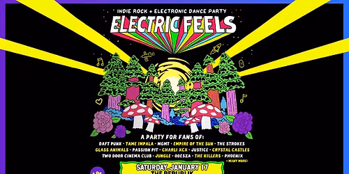 Electric Feels: Indie Rock + Electronic Dance Party