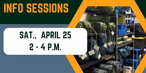 Community Gear Library Camping Gear Info Session