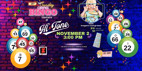 1st Sunday\u2019s Drag Bingo [Big Room-Upstairs] 