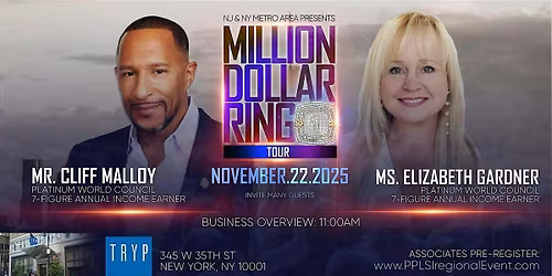 MILLION DOLLAR RING TOUR - NYC