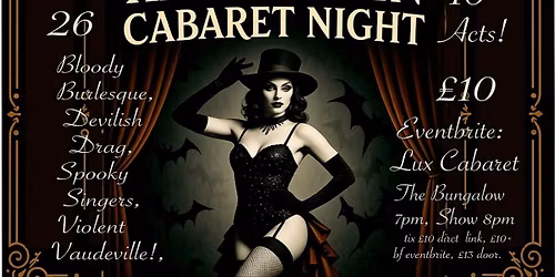 LUX Halloween Cabaret