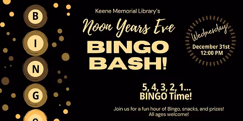 Noon Years Eve Bingo Bash!