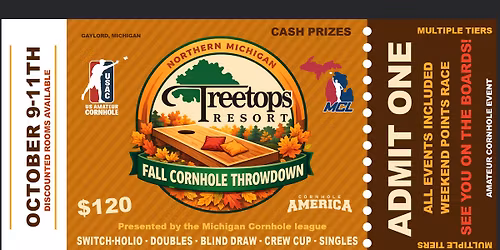Tree Tops Fall Cornhole Throwdown