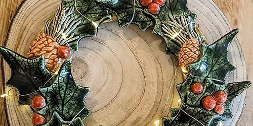 Ceramic Wreath workshop \ud83c\udf84