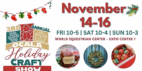 3rd Annual Ocala Holiday Craft Show