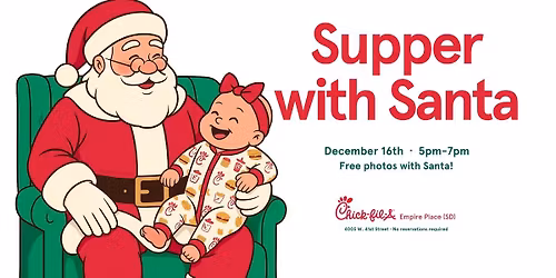 3rd Annual Supper with Santa | Chick-fil-A Empire Place