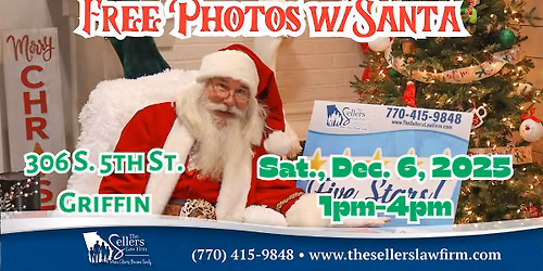 FREE Photos with Santa!