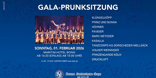BStC Gala-Prunksitzung 2026