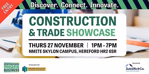 Herefordshire Construction & Trade Showcase 2025 Visitor Ticket