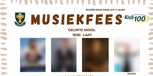 Klub100 Musiekfees \ud83c\udfb6